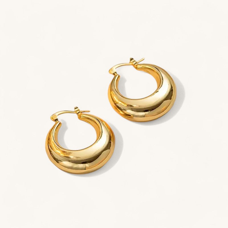 Chunky Hoop Earrings