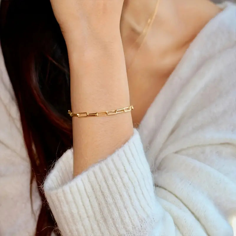 Paperclip Chain Bracelet